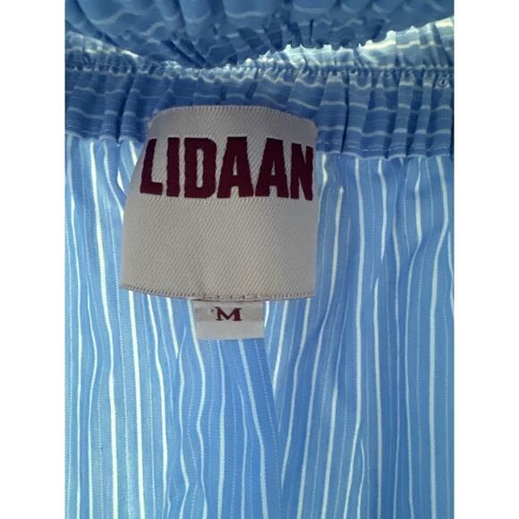 Lidaan Liam Striped Poplin Mini Skirt size M - Picture 7 of 10